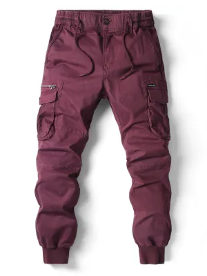Essential Men's Solid Cargo Pants - Effortless Style and Comfort for Every Adventure