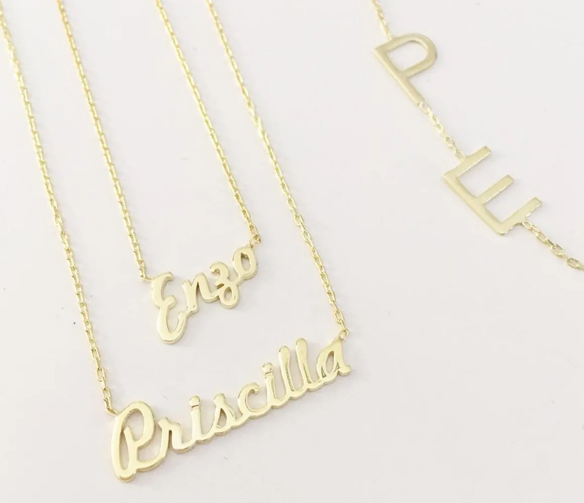 Extra Tiny Name Necklace