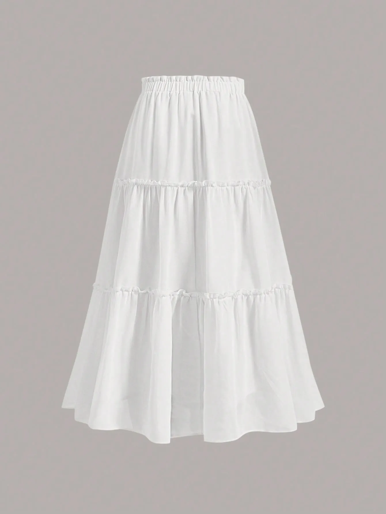 Falda boho larga con volantes - Cherry Vibes