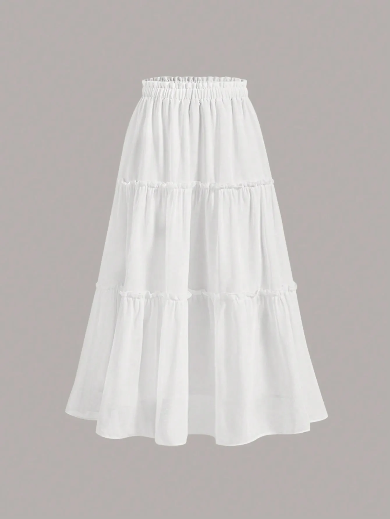 Falda boho larga con volantes - Cherry Vibes