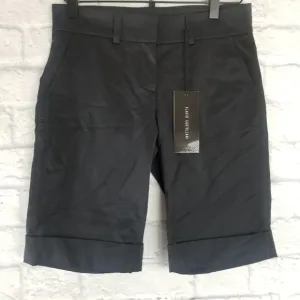 Flavio Castellani|NWT Black Cuffed Bermuda Shorts