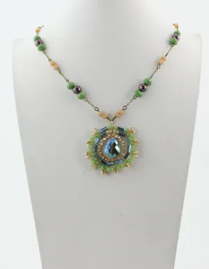 Floral  Crystal Necklaces N1997