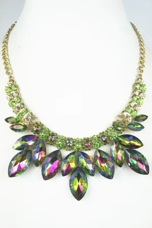 Floral Crystal Necklaces N2546