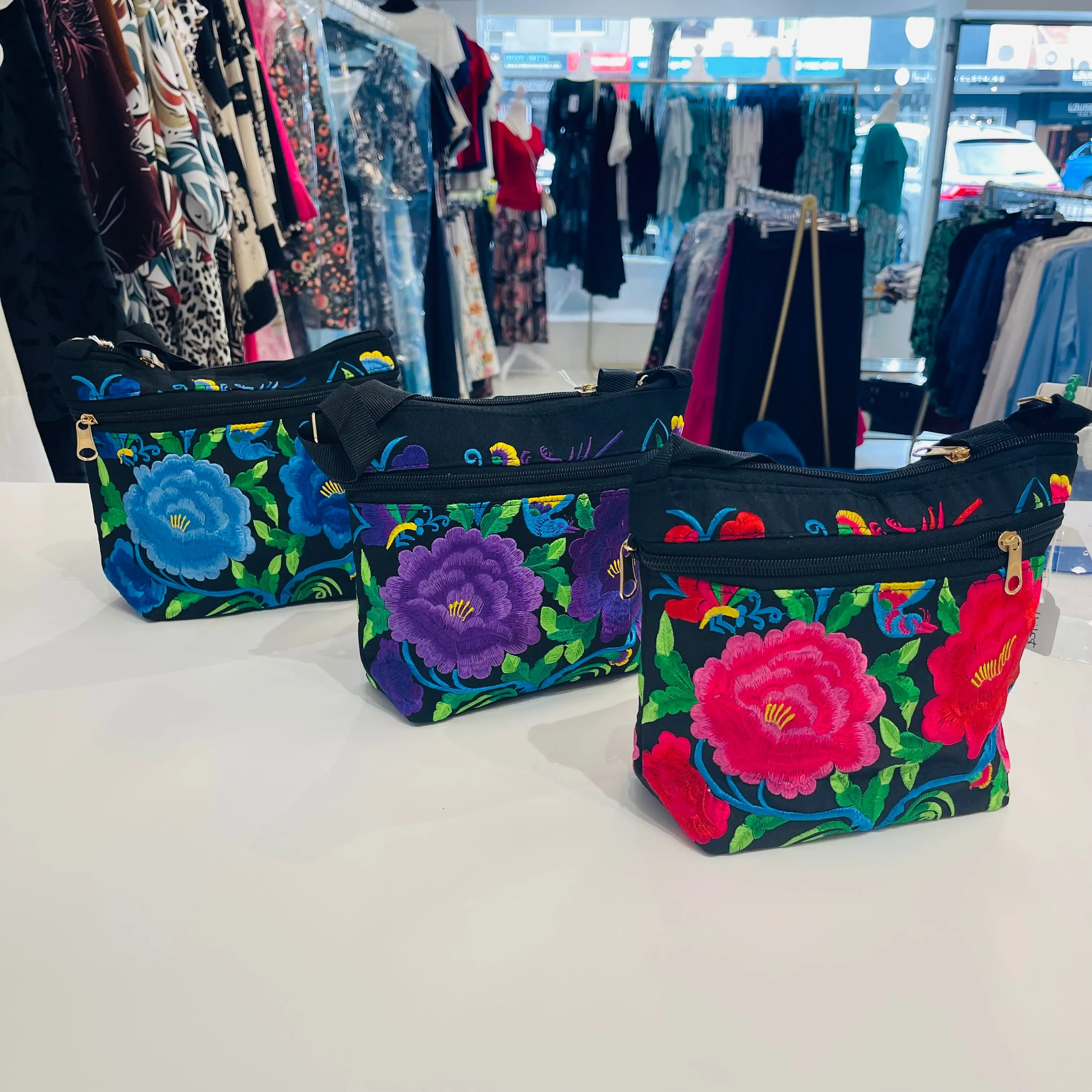 Floral Embroidery Bags