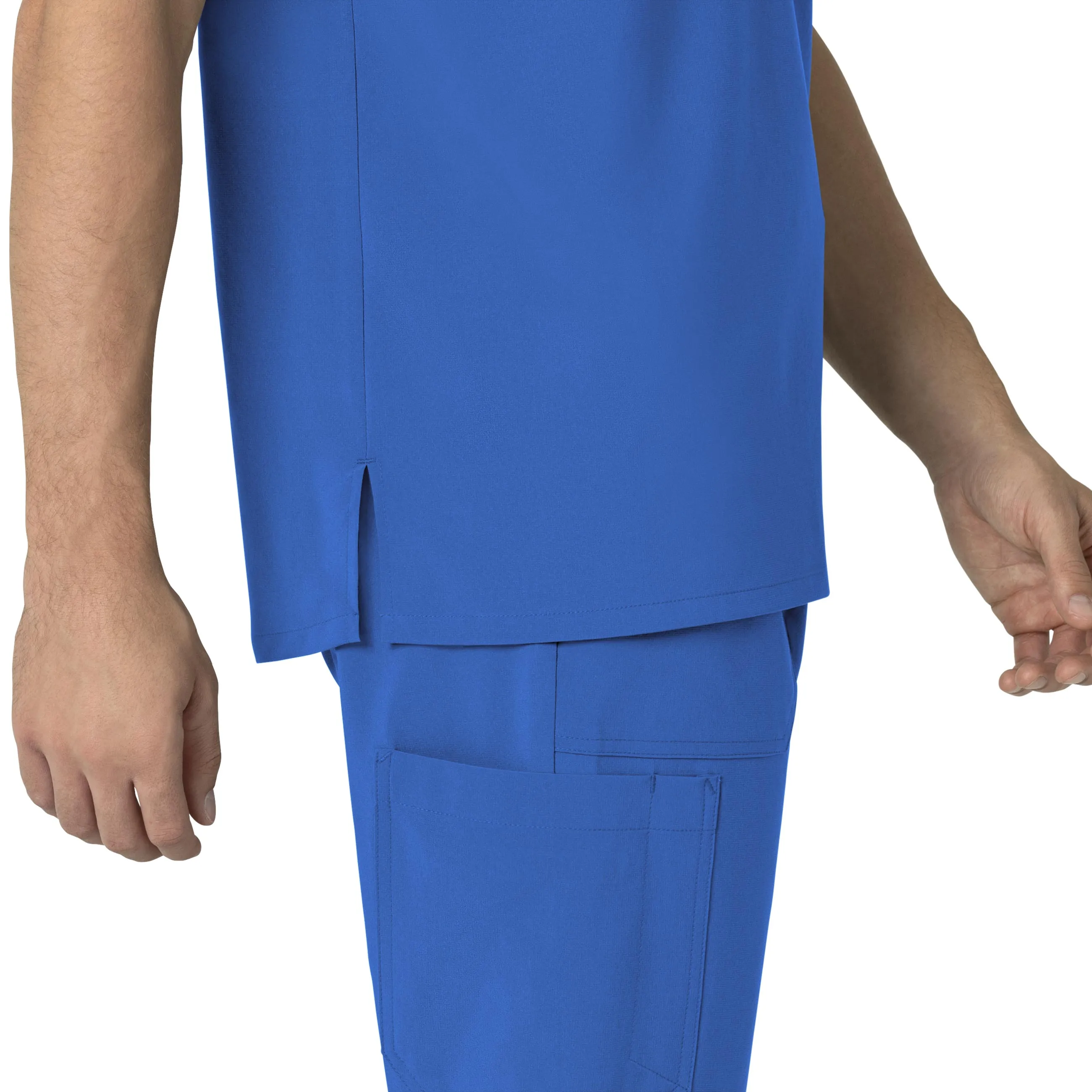 Force Cross-Flex C16310 Men's Henley Scrub Top Royal