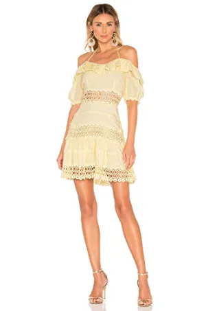 Free People Cruel Intentions Mini Yellow Size 12