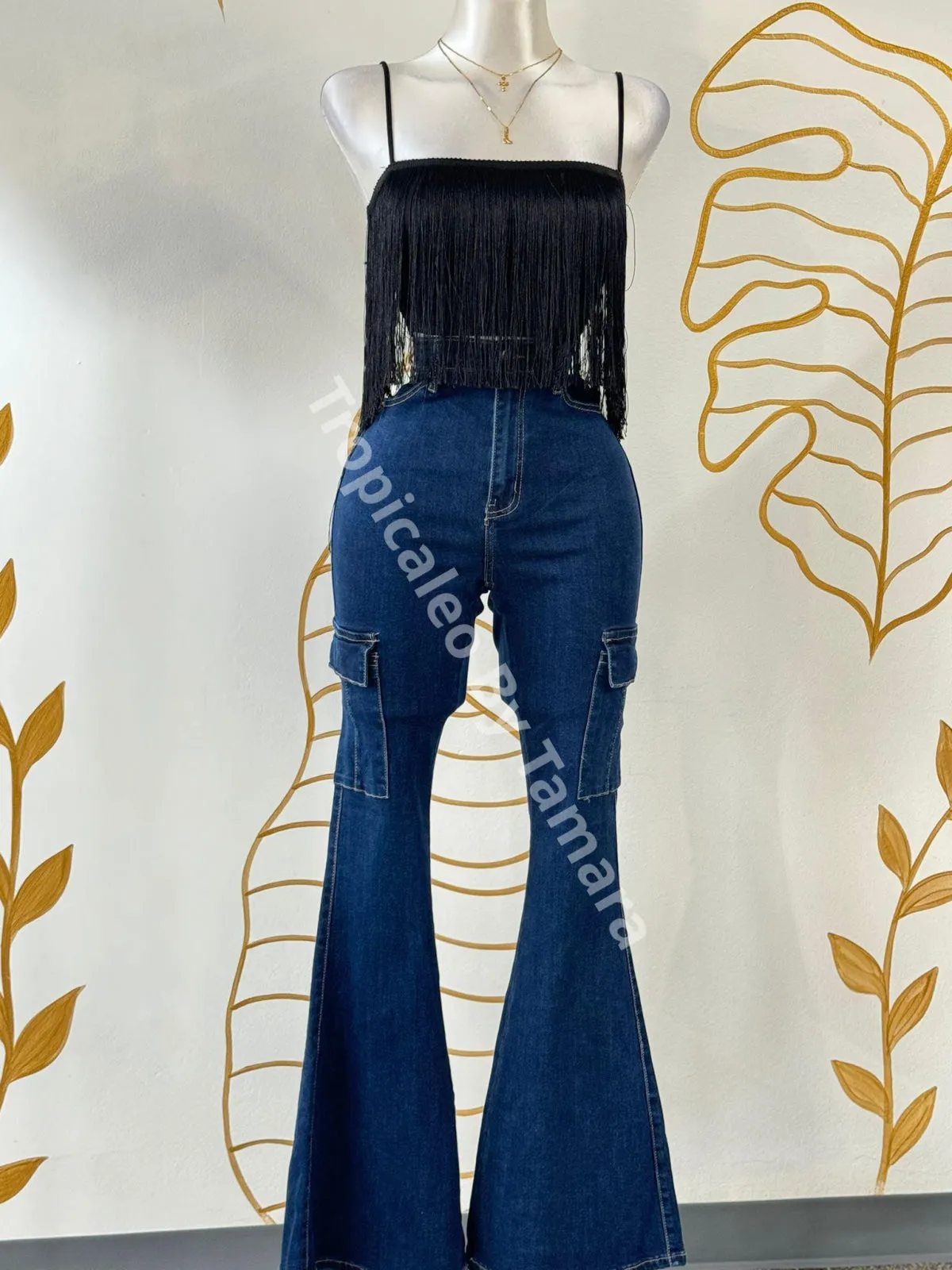 Fringe Glam Crop Top