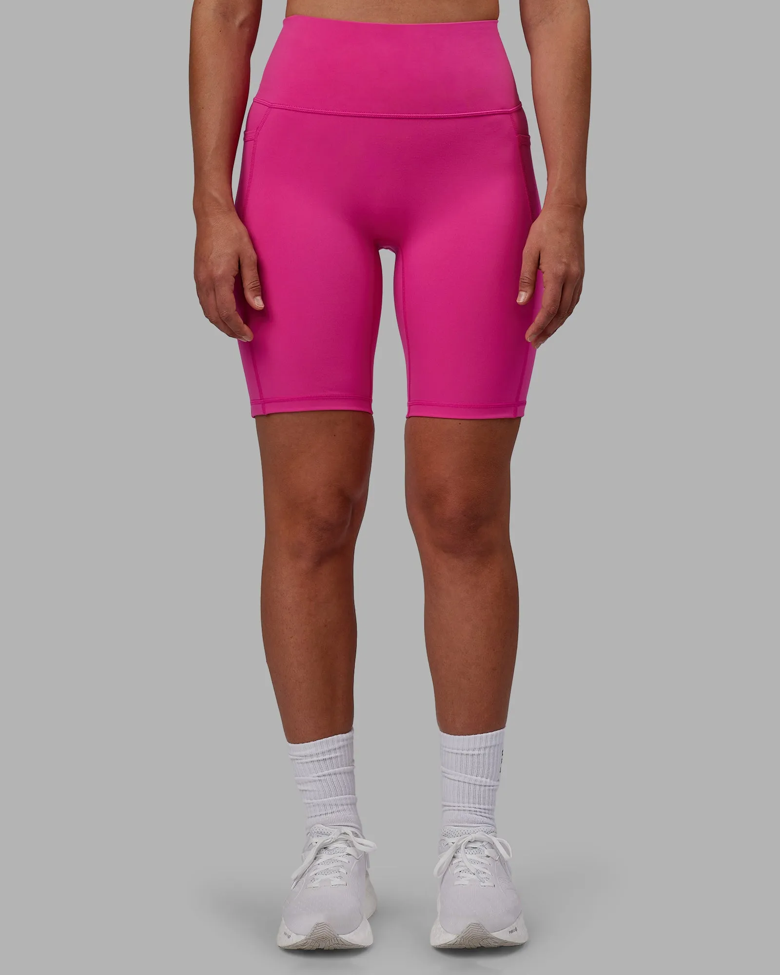 Fusion Bike Shorts with Pockets - Fuchsia Pink