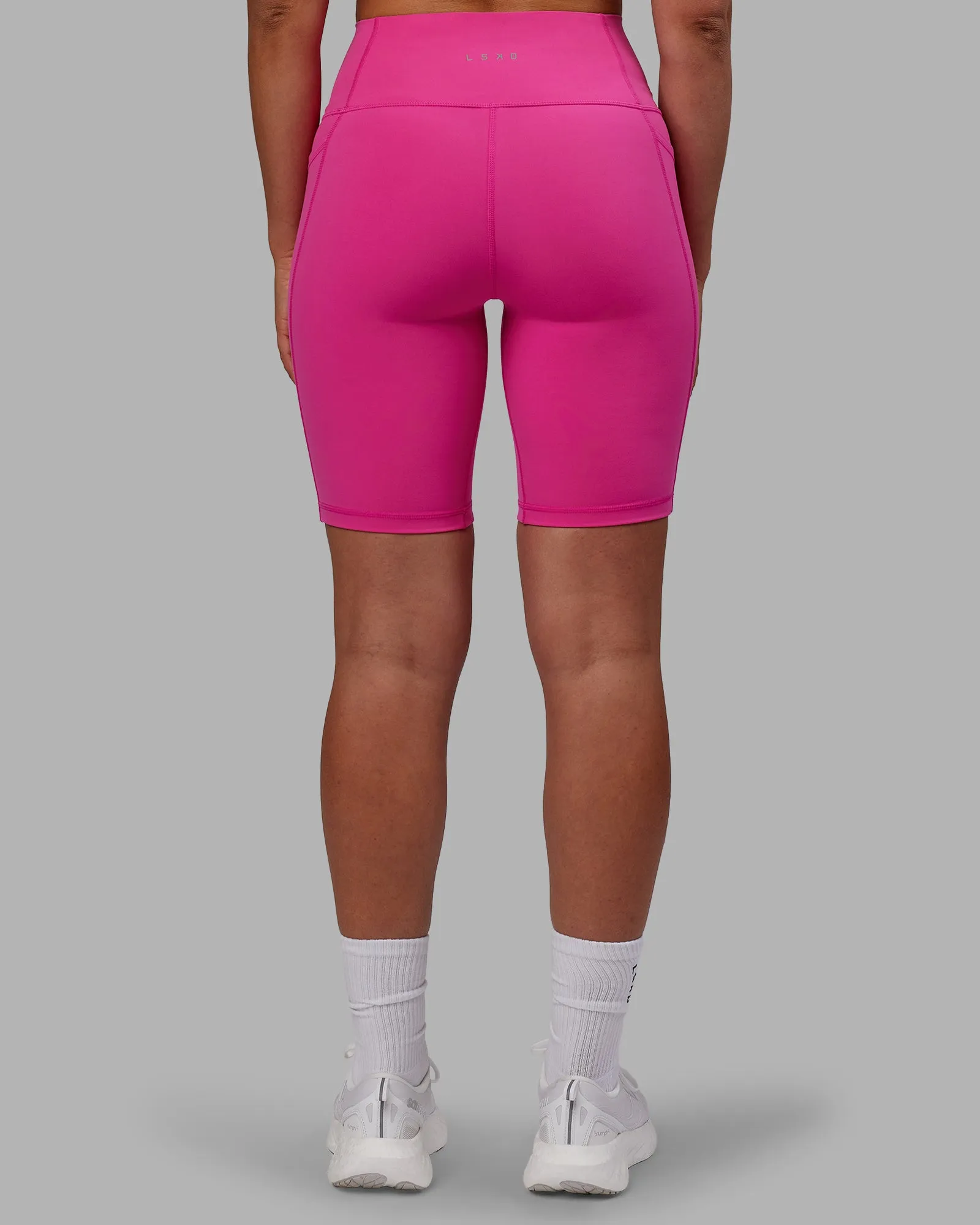 Fusion Bike Shorts with Pockets - Fuchsia Pink