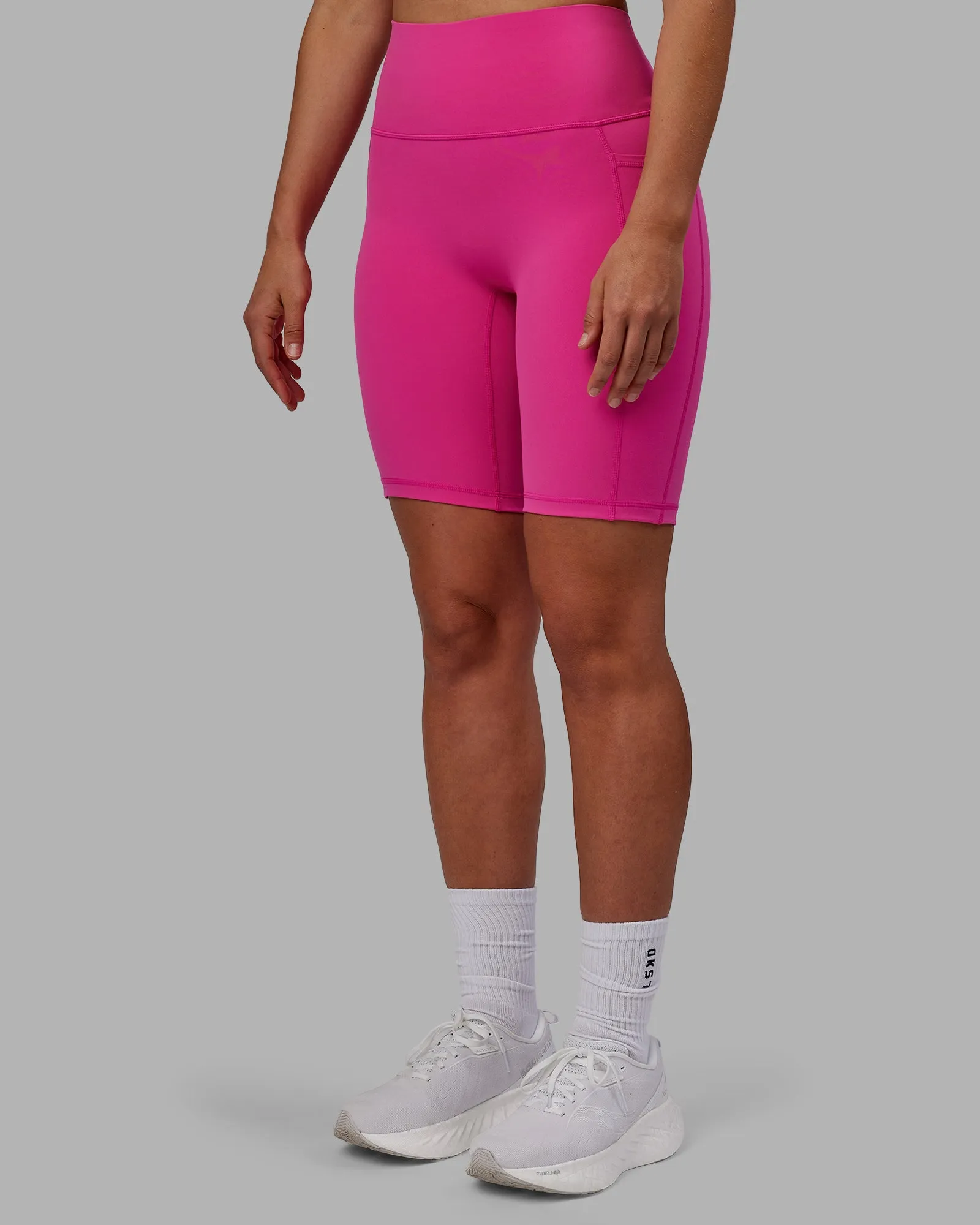 Fusion Bike Shorts with Pockets - Fuchsia Pink