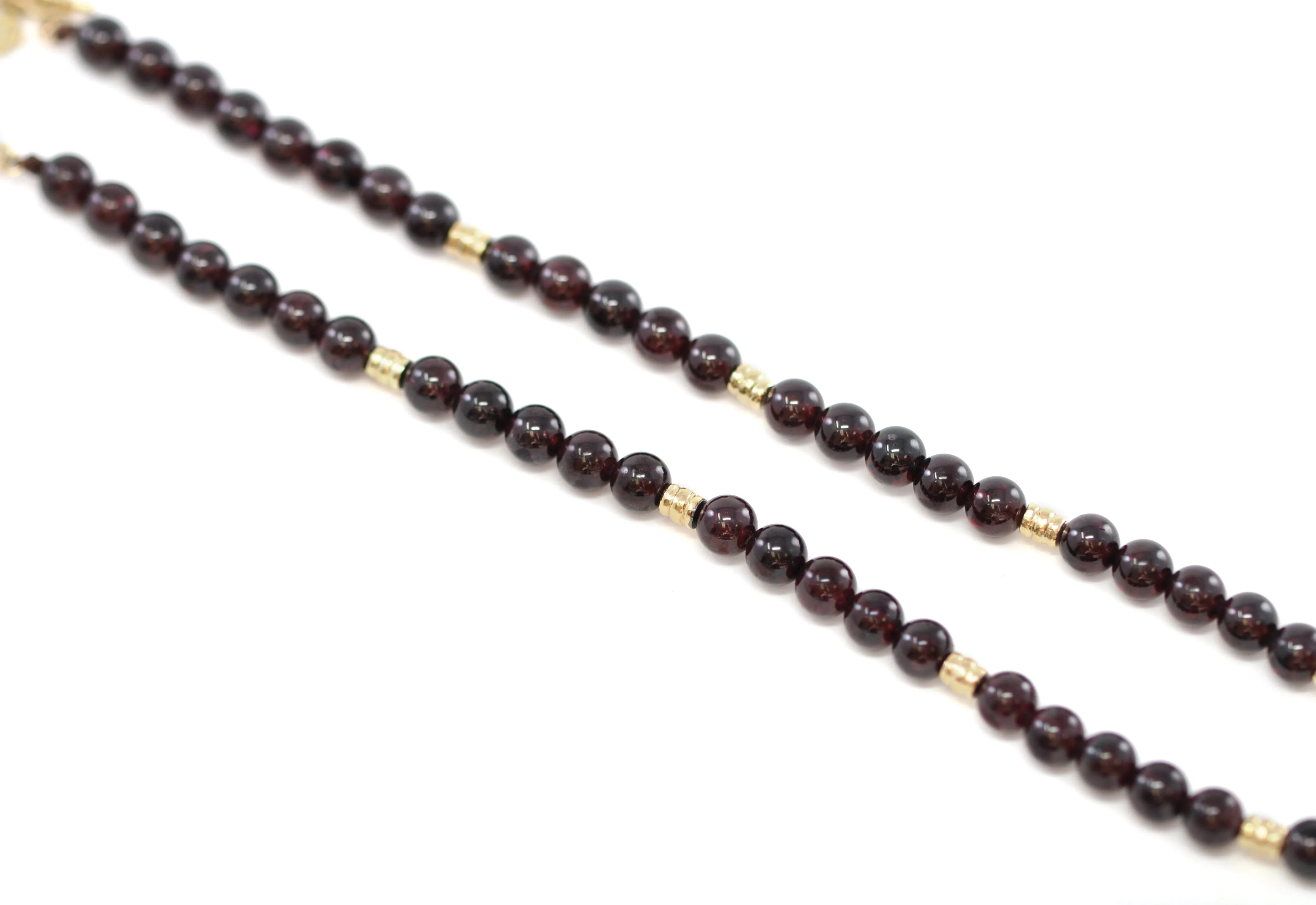 Garnet Beaded Necklace