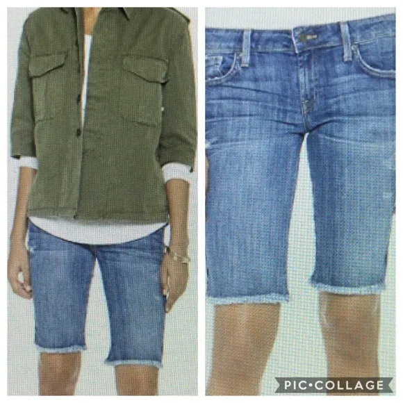 Genetic Anti Fit Camina Slash Bermuda Shorts 25