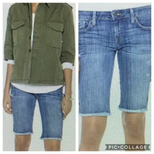 Genetic Anti Fit Camina Slash Bermuda Shorts 25