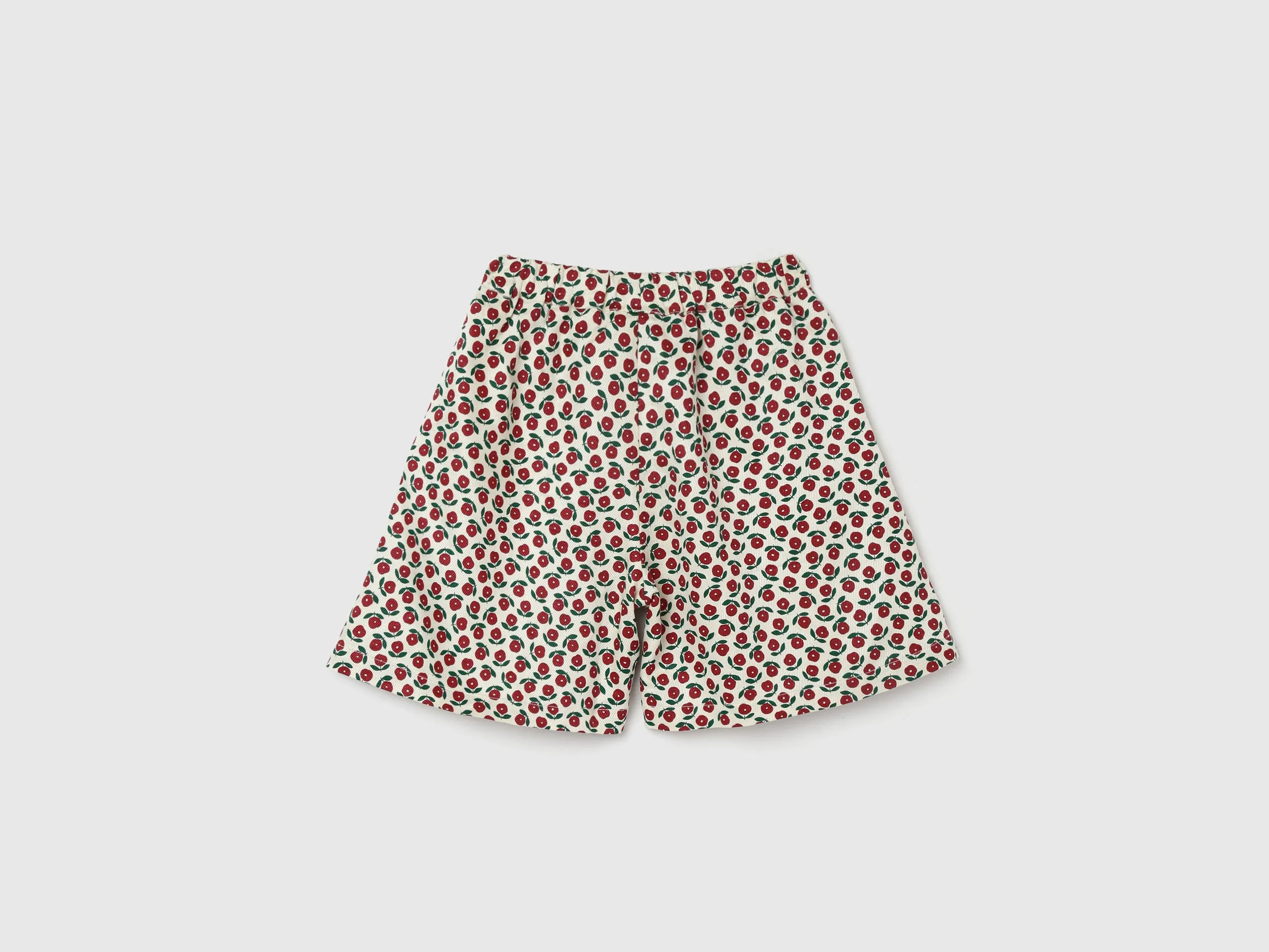 Girl's Floral Regular Fit Shorts