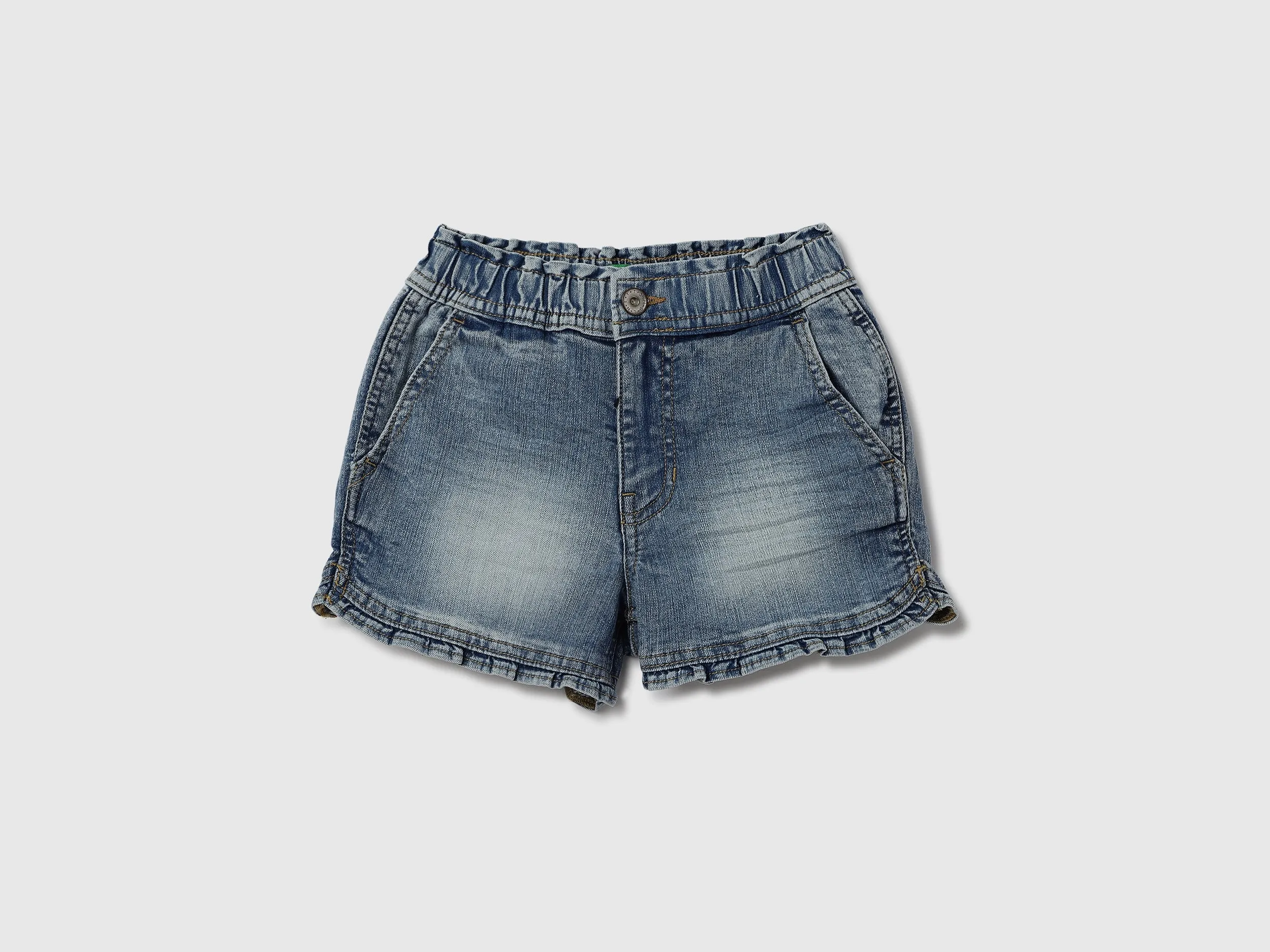 Girls Solid Regular Fit Shorts