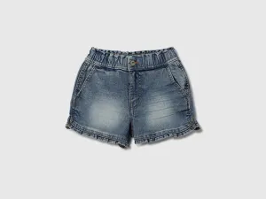 Girls Solid Regular Fit Shorts