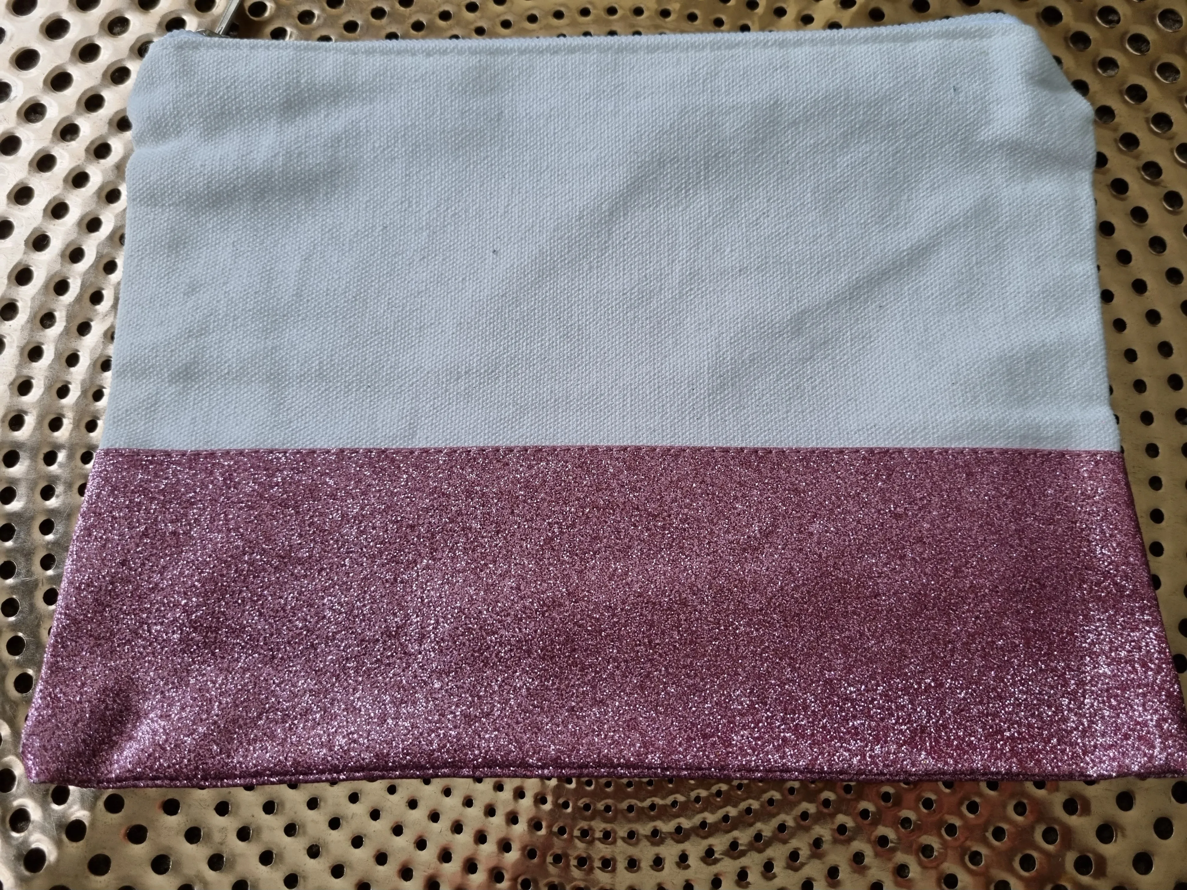 Glitter Canvas Cosmetic bags