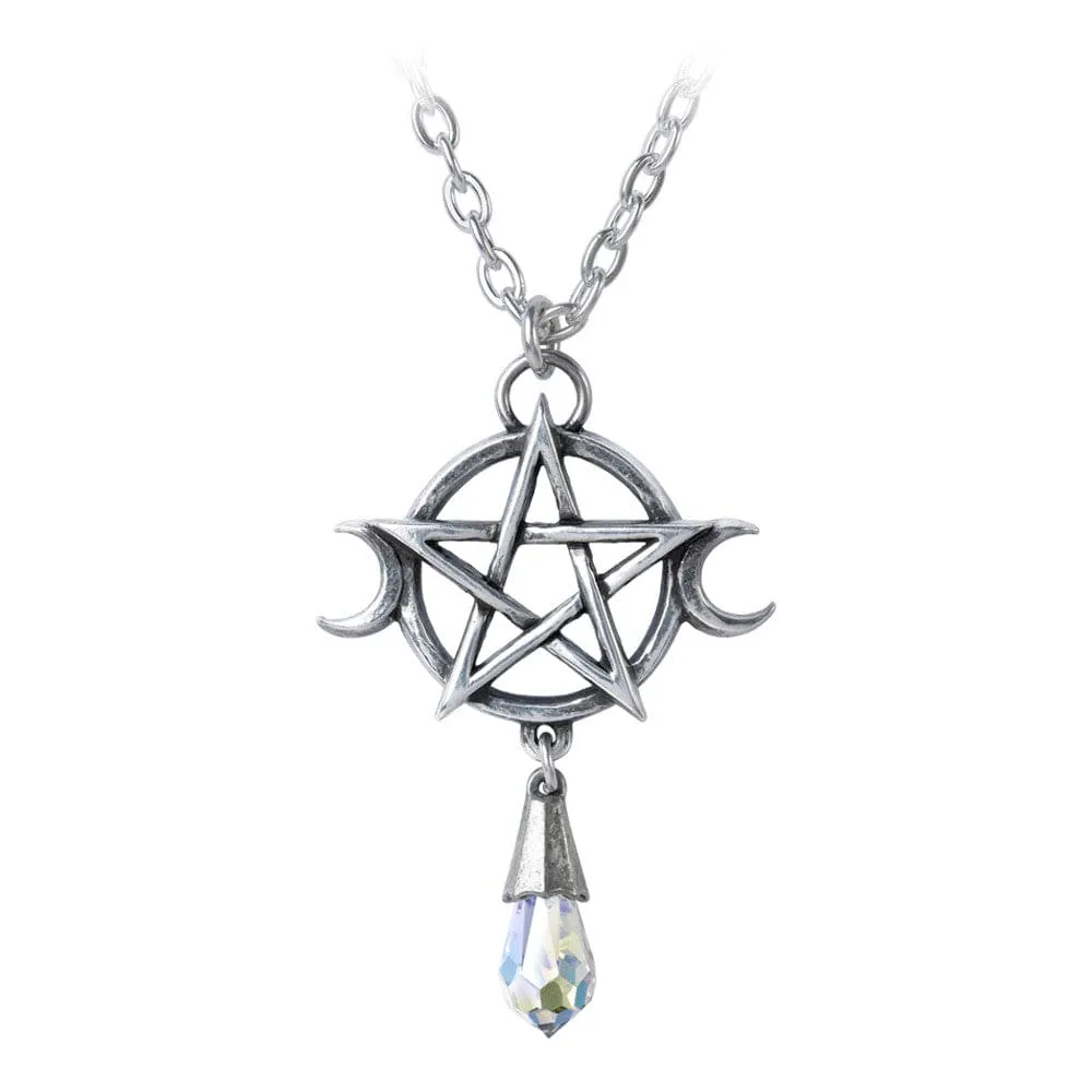 Goddess Pentagram Of The Five Elements Pendant Necklace