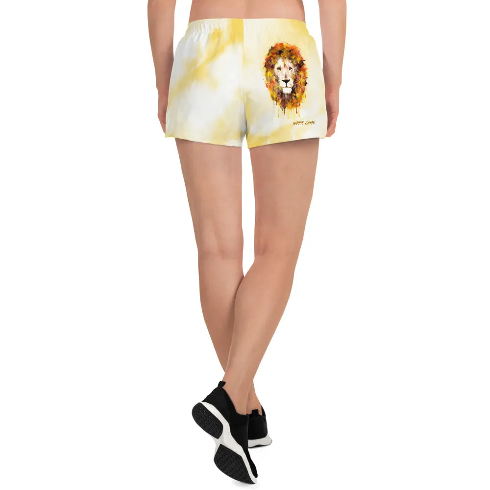 Gold Women's Athletic Shorts
