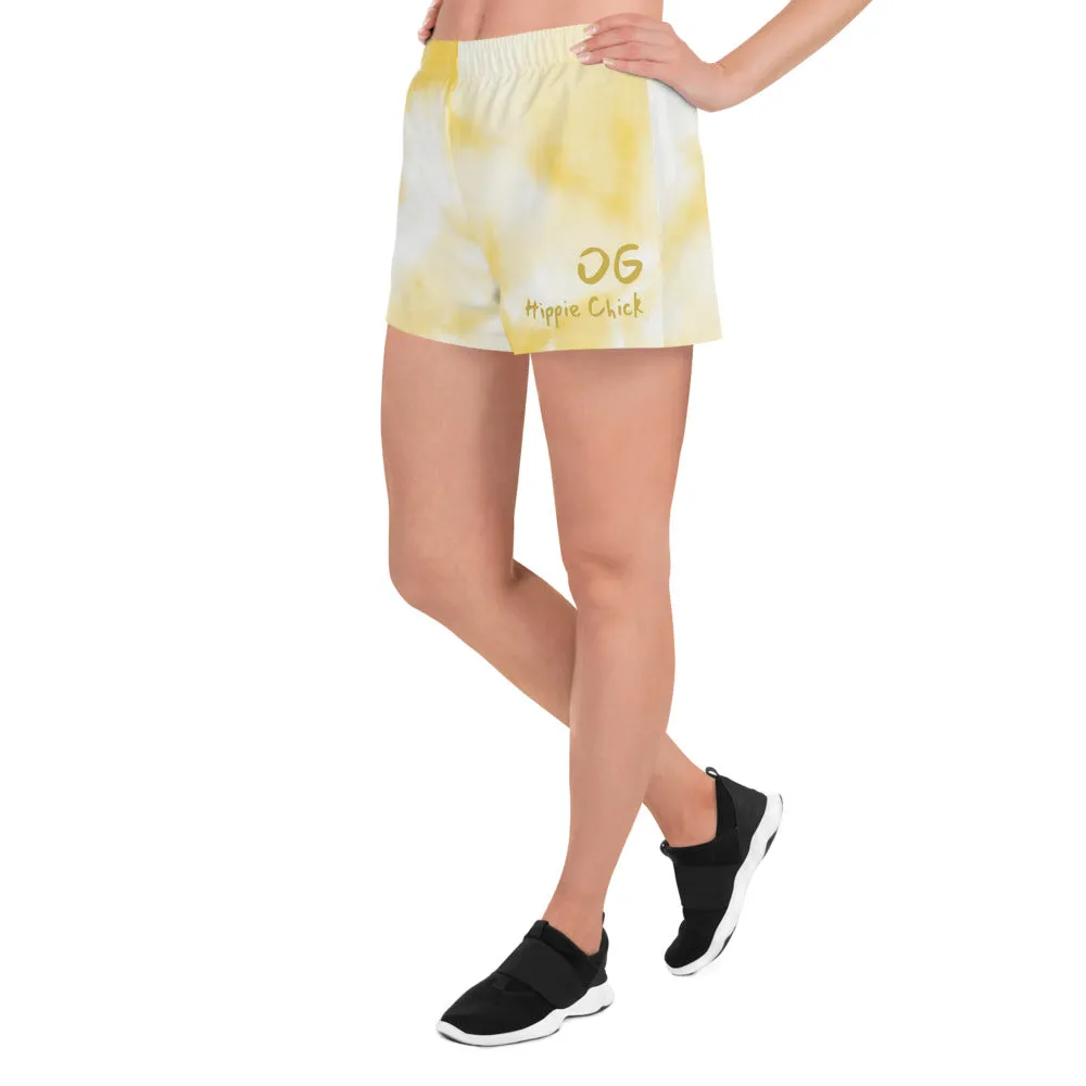 Gold Women's Athletic Shorts