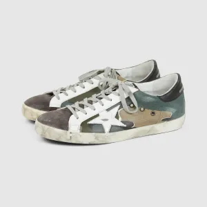 Golden Goose Superstar Camouflage White Sneakers