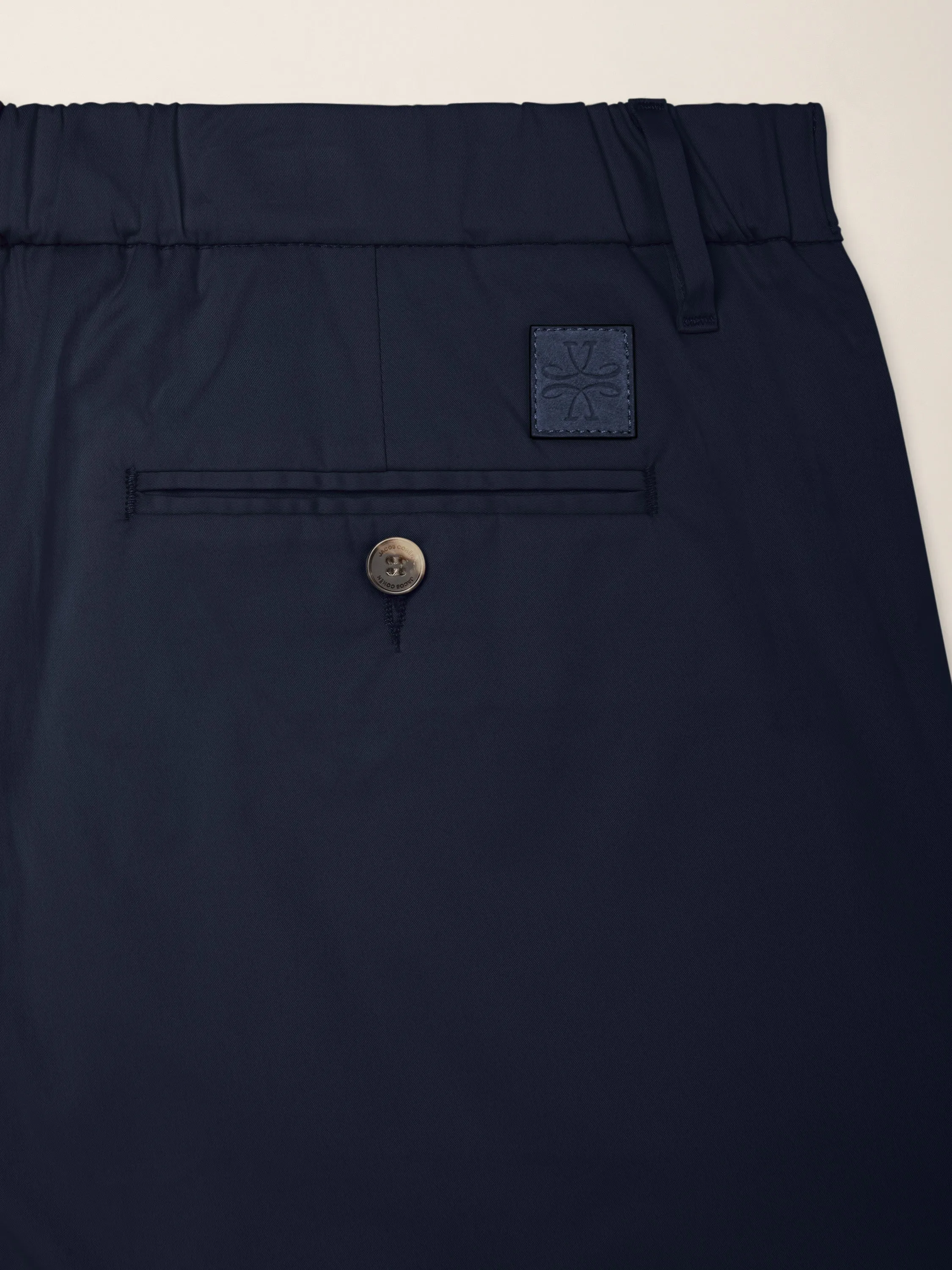 Gray – Stretch Cotton Cady Pants