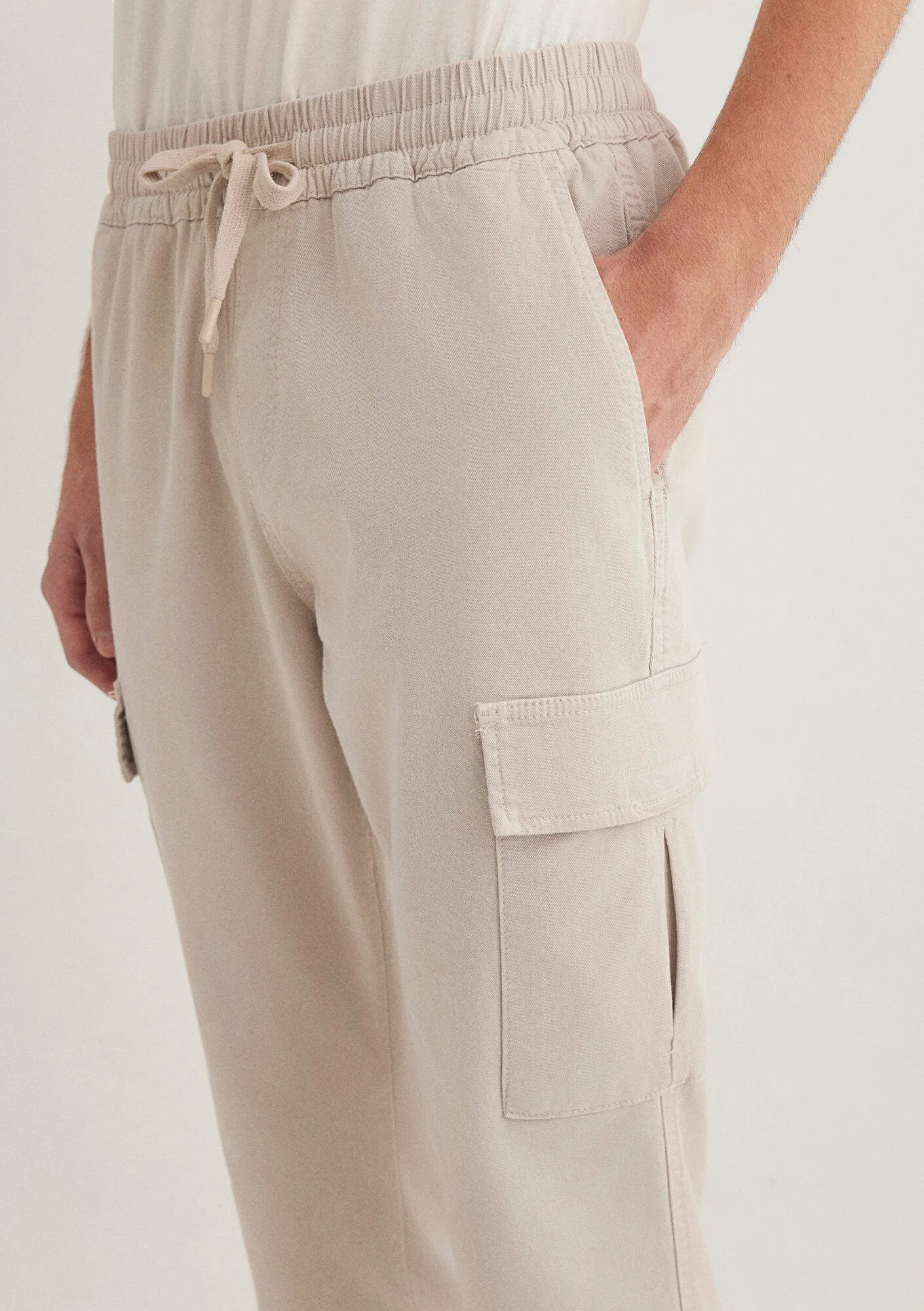 Grey Cargo Pants