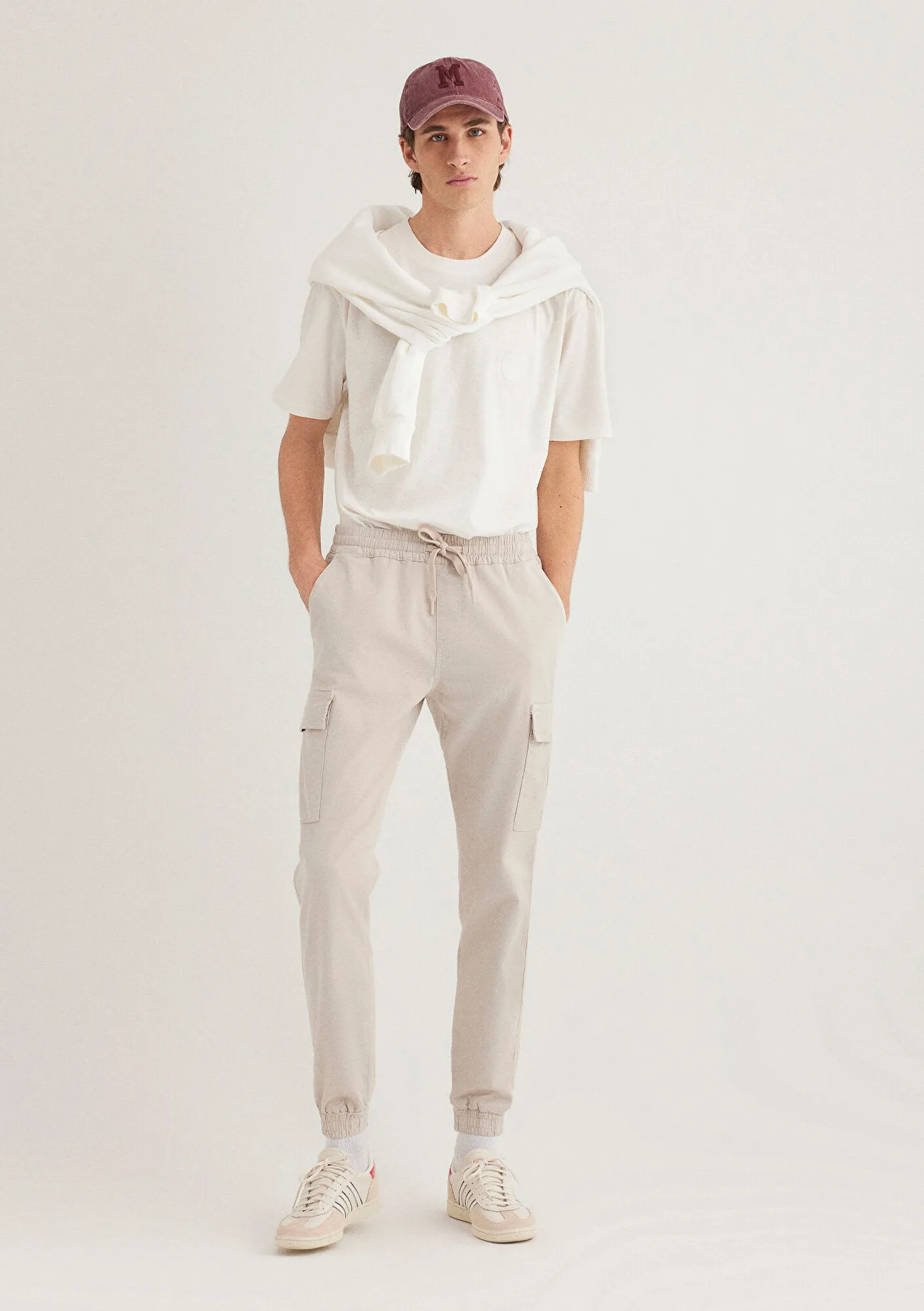Grey Cargo Pants