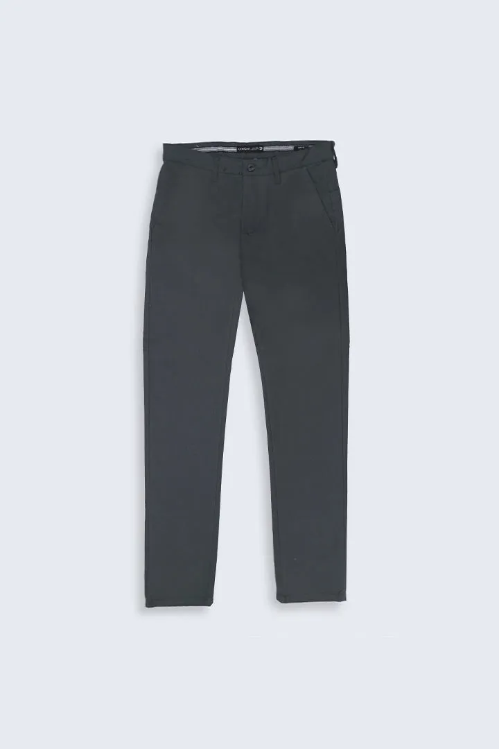 Grey Slim Fit Chino Pants