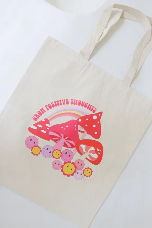 Grow Positive Thoughts Tote Bag
