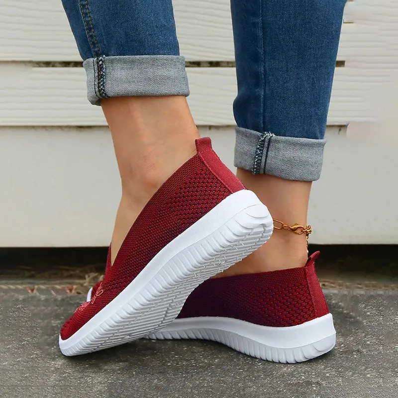 GS Slide-In | Elegante instap sneakers met geborduurde voorkant voor dames