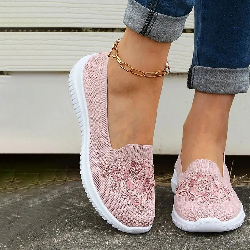 GS Slide-In | Elegante instap sneakers met geborduurde voorkant voor dames