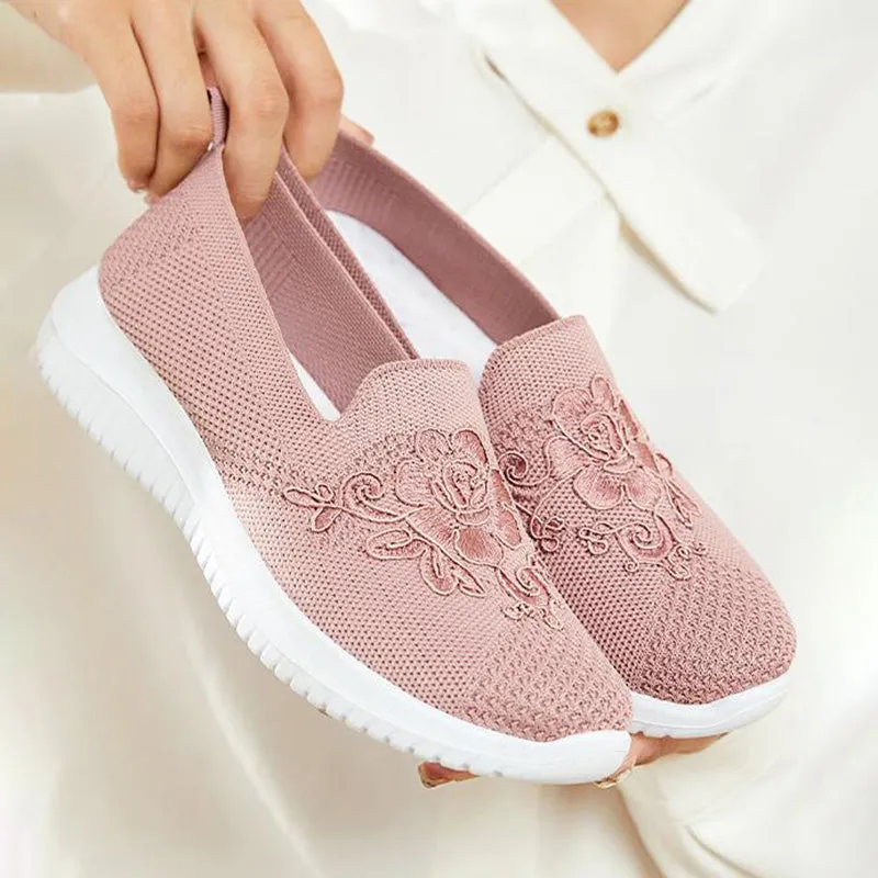 GS Slide-In | Elegante instap sneakers met geborduurde voorkant voor dames
