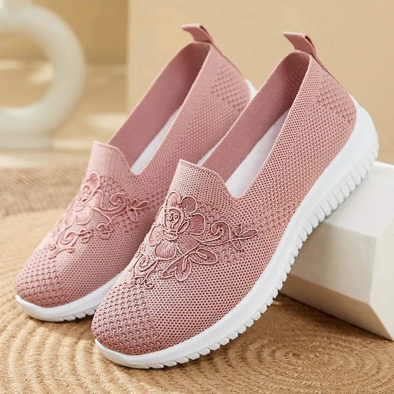 GS Slide-In | Elegante instap sneakers met geborduurde voorkant voor dames
