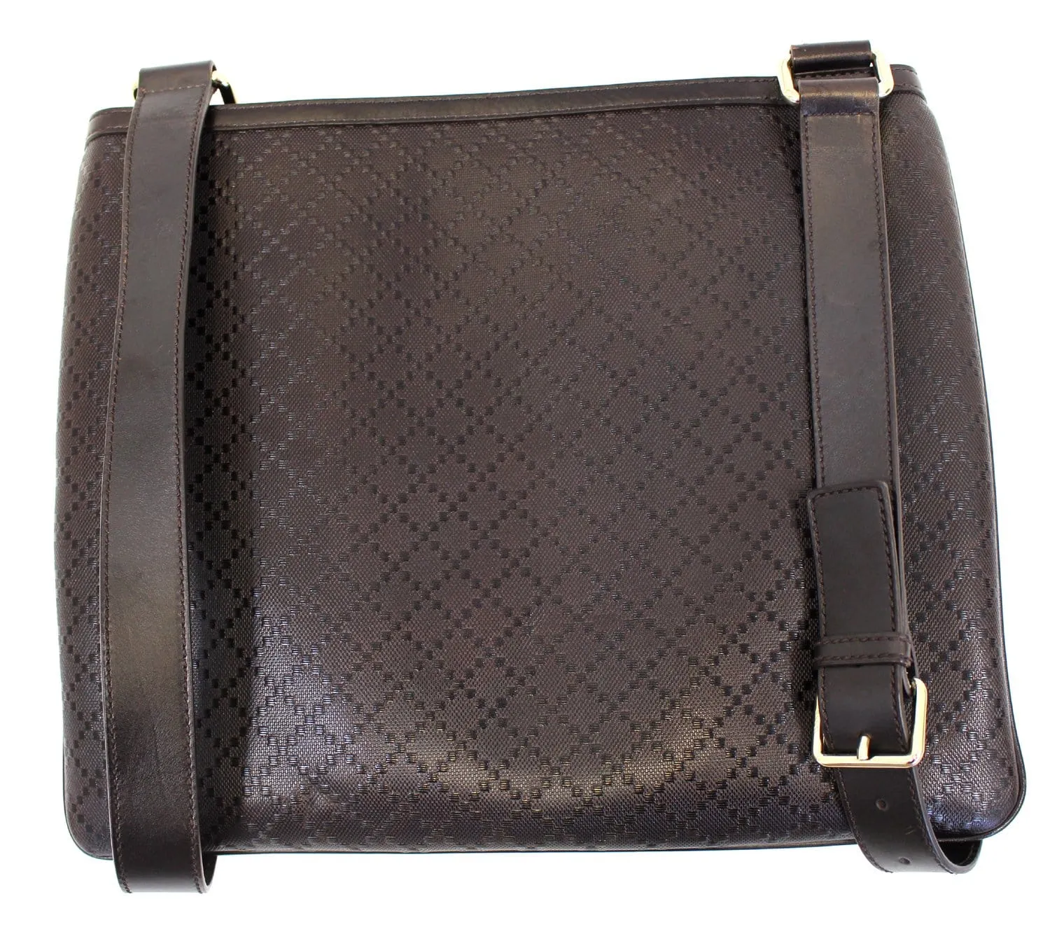 Gucci Black Hilary Lux Diamante Leather Messenger Bag