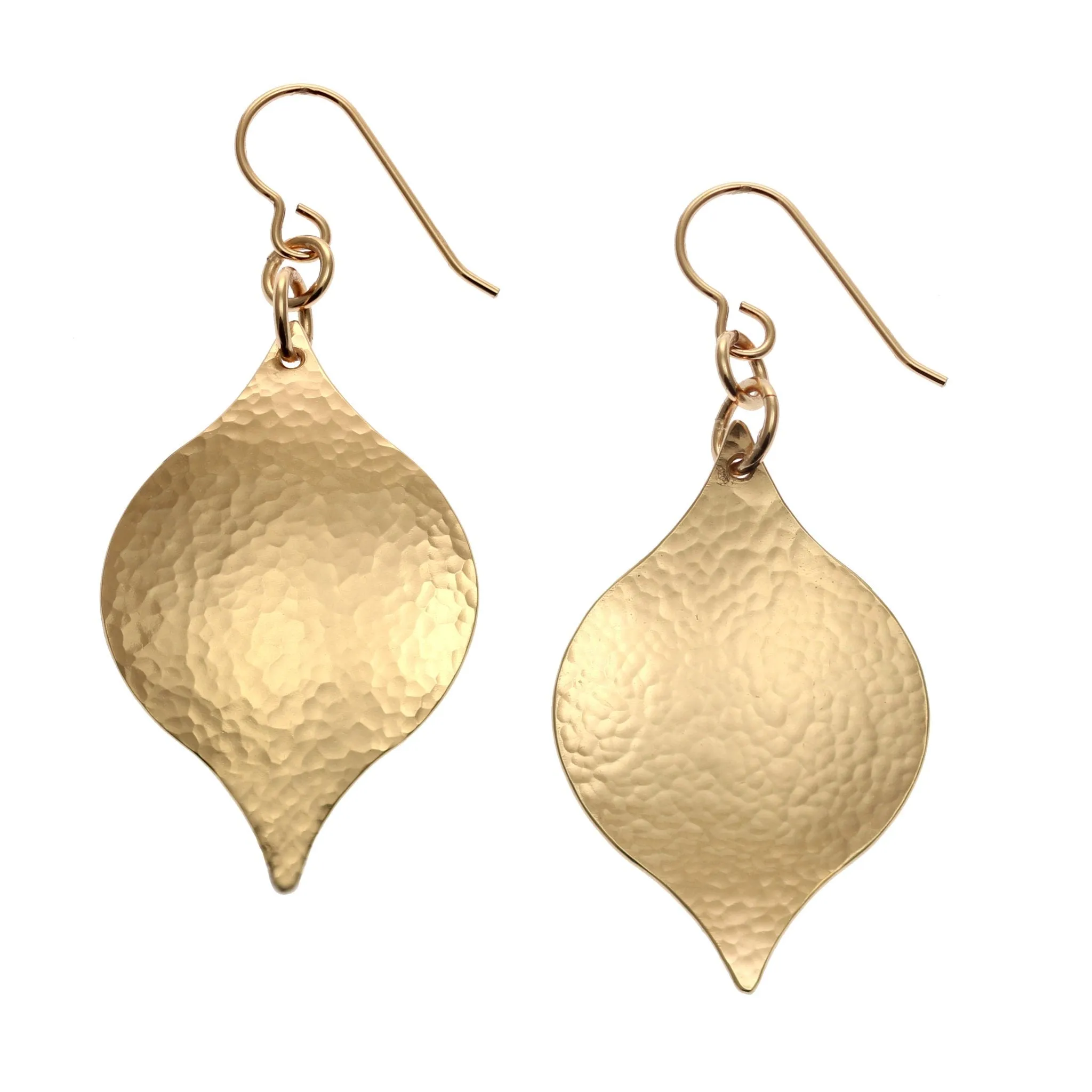 Hammered Bronze Marrakesh  Drop Earrings