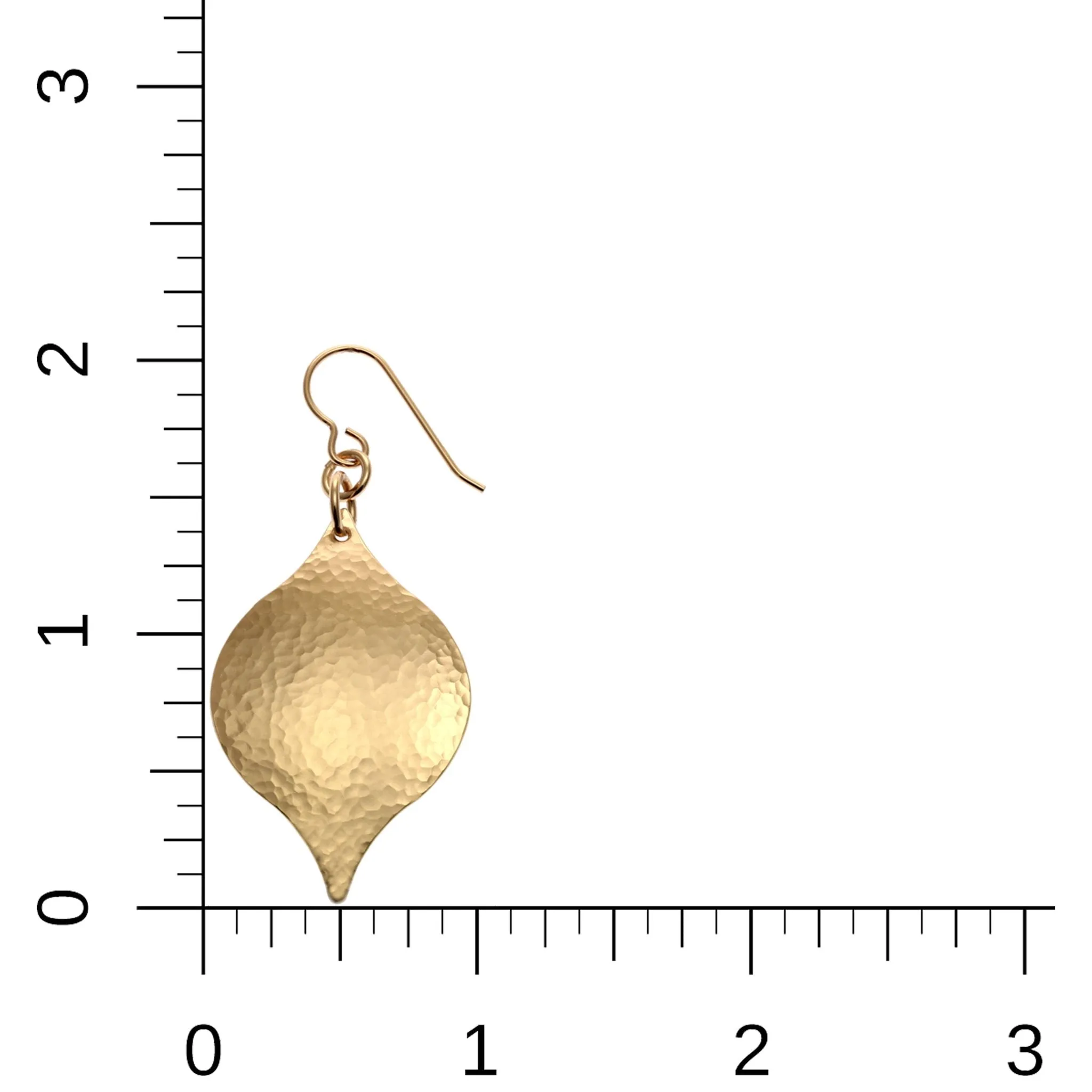 Hammered Bronze Marrakesh  Drop Earrings