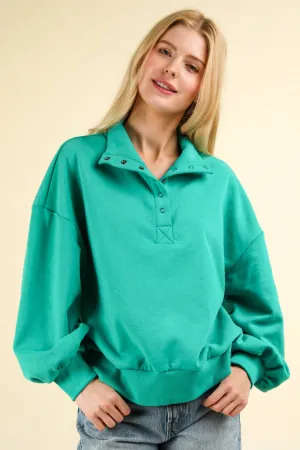 Hannah Balloon Sleeve Pullover