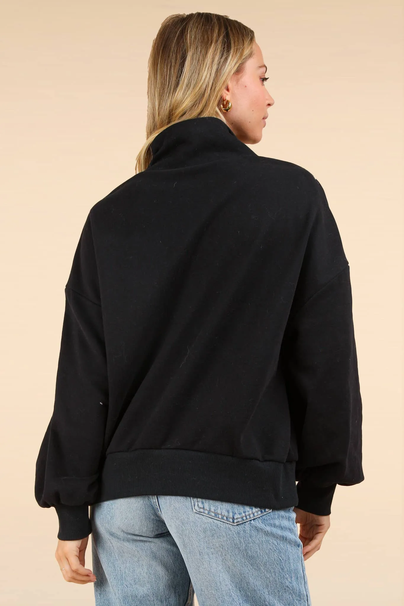 Hannah Balloon Sleeve Pullover