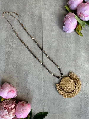 Hannah Necklace in Mocha