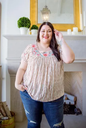 Hazel Blues® | Floral Goals Blouse