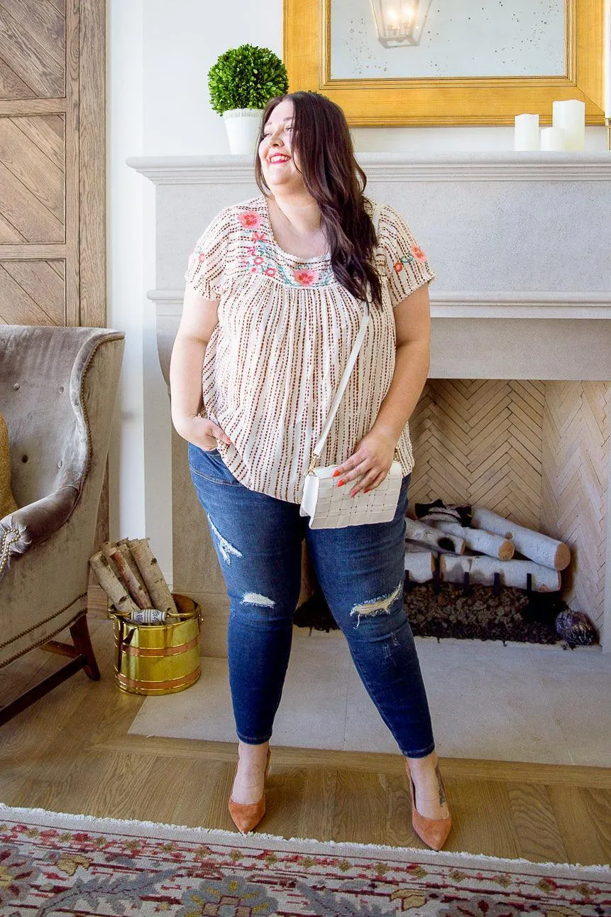 Hazel Blues® | Floral Goals Blouse