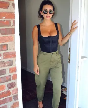 High Waisted Cargo Pants