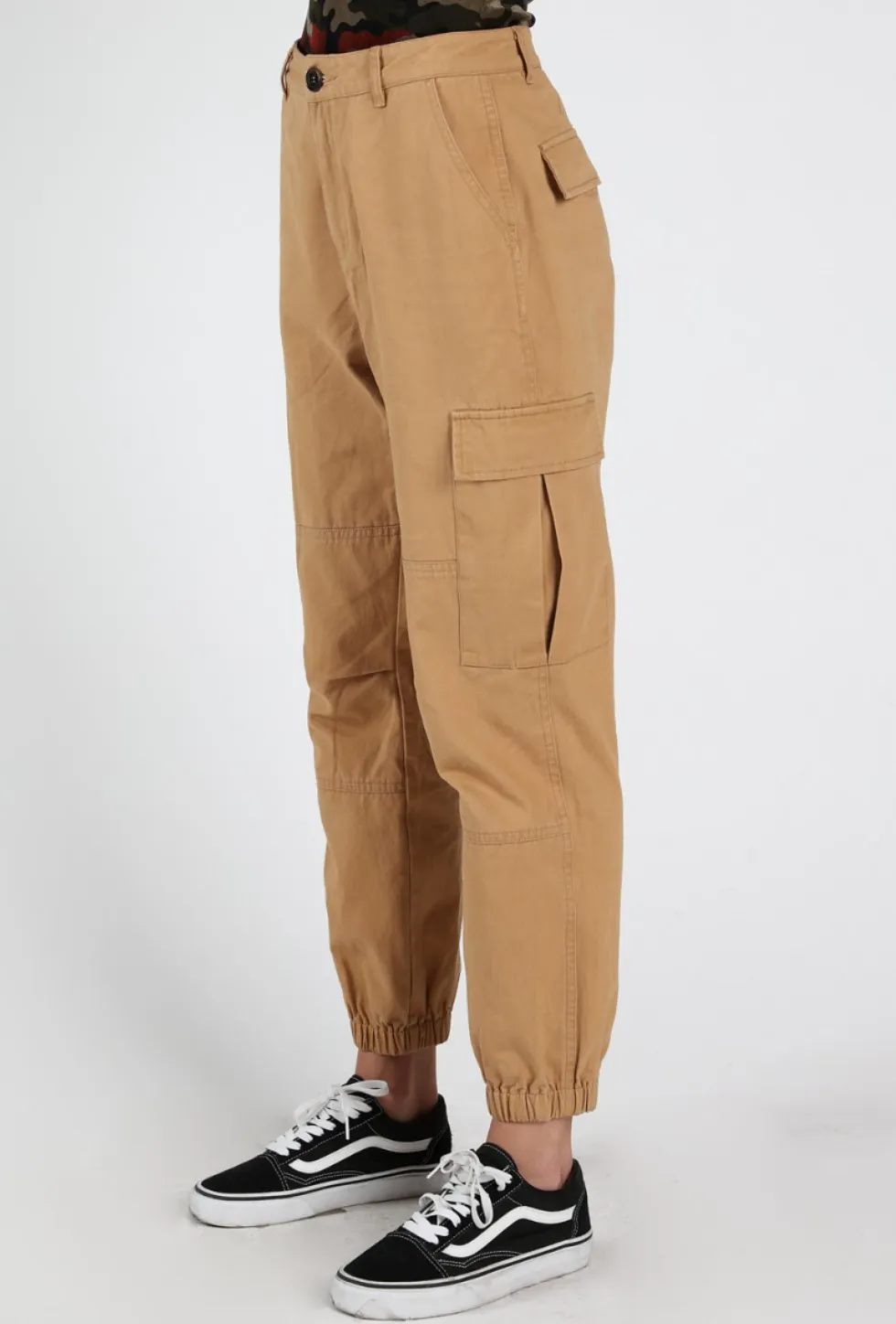 High Waisted Cargo Pants