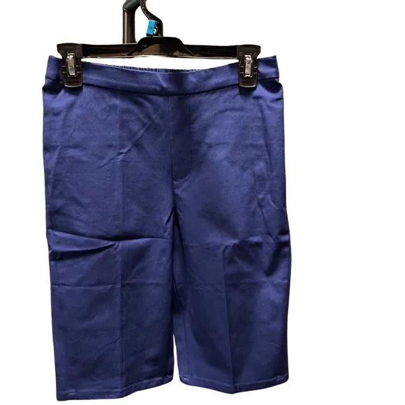 Isaac Mizrahi Live!  Women's Shorts Sz 4 Tall Stretch Royal Navy