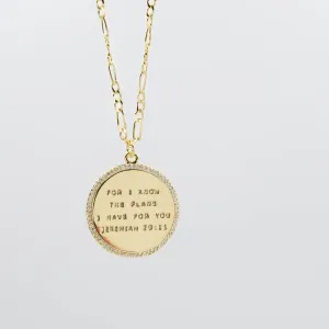 Jeremiah 29:11 Gold Necklace
