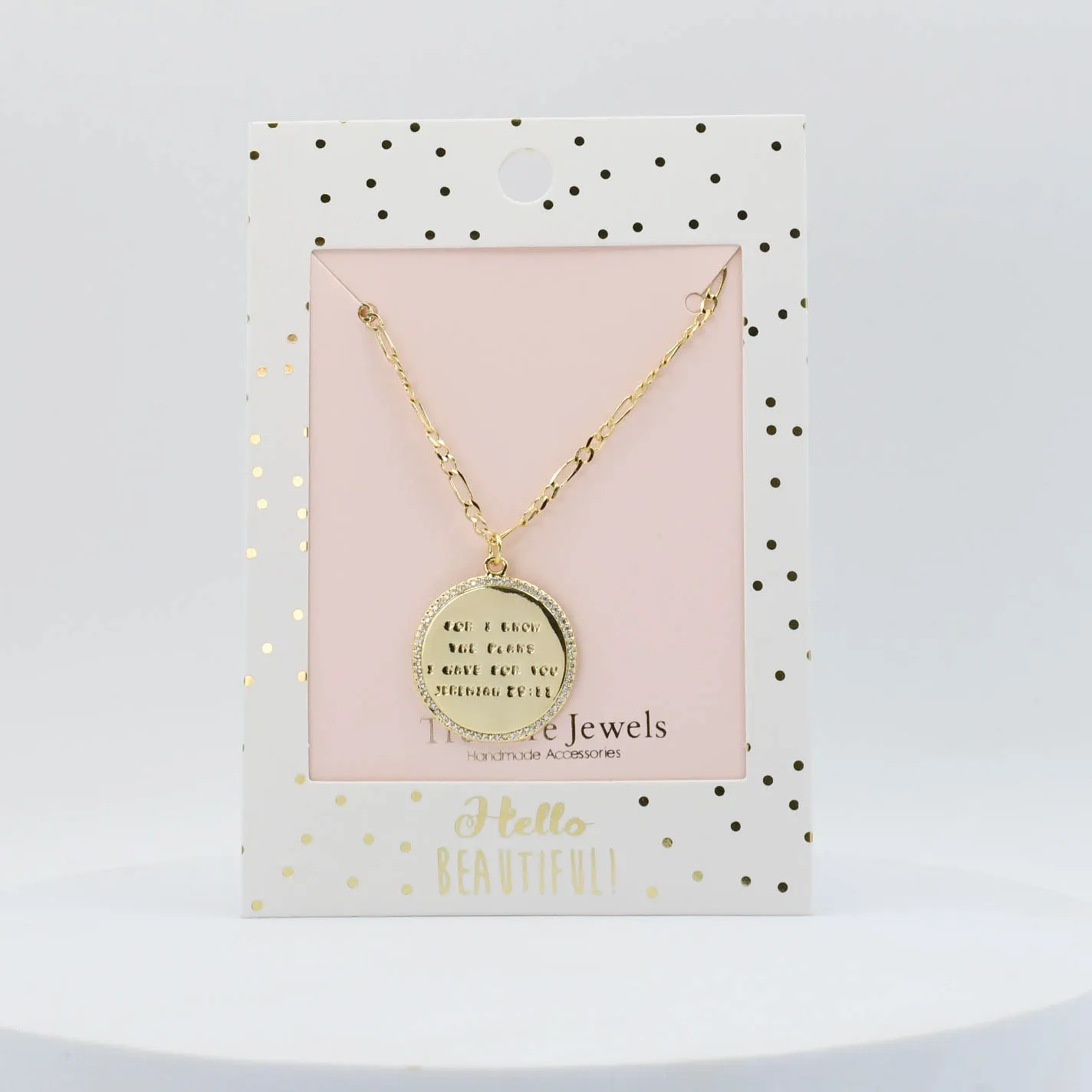 Jeremiah 29:11 Gold Necklace