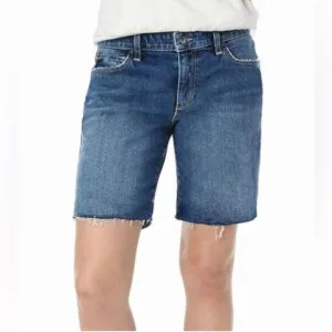 Joe’s raw hem denim Bermuda shorts