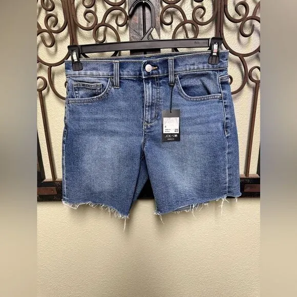 Joe’s raw hem denim Bermuda shorts