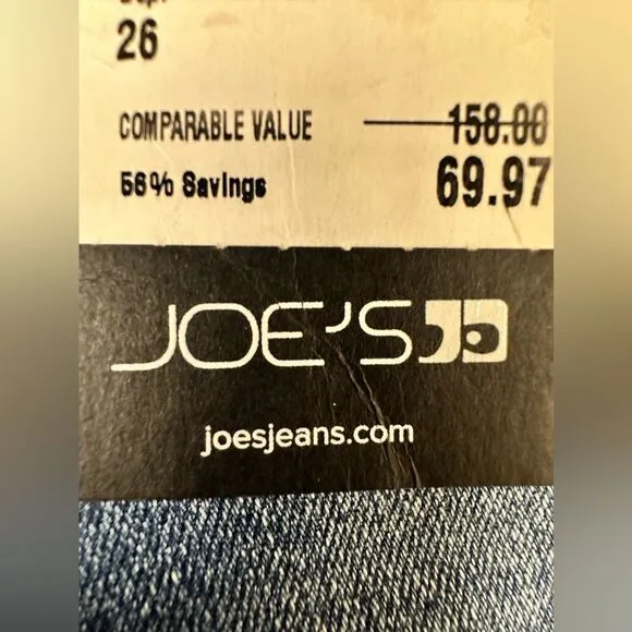 Joe’s raw hem denim Bermuda shorts